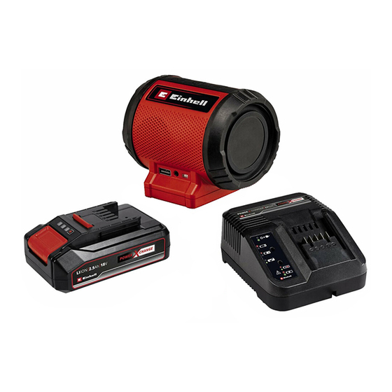 EINHELL TC-SR 18 Li BT-Solo Originalbetriebsanleitung