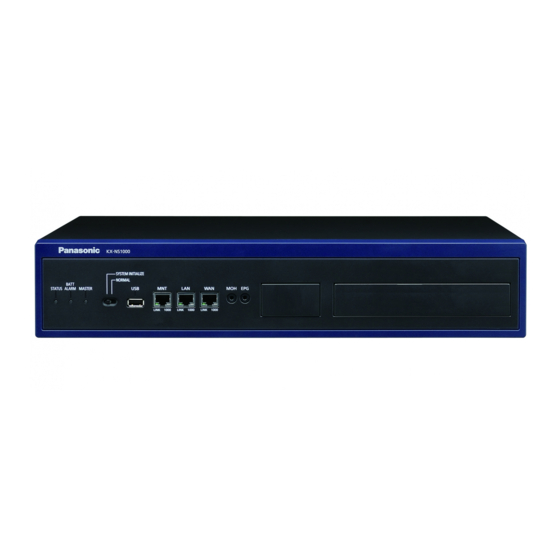 Panasonic KX-NS1000 Bedienungsanleitung