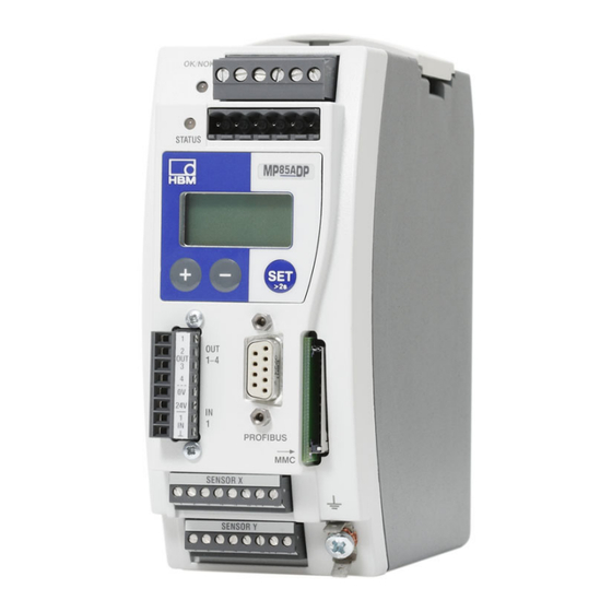 HBM MP85A Bedienungsanleitung