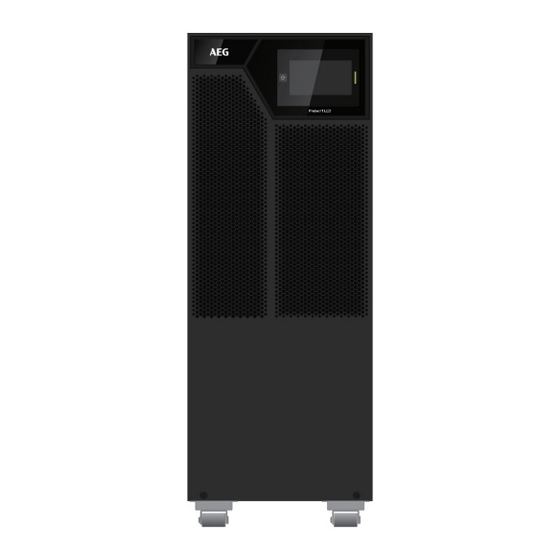 AEG Protect 1 LCD 10 kVA Benutzerhandbuch