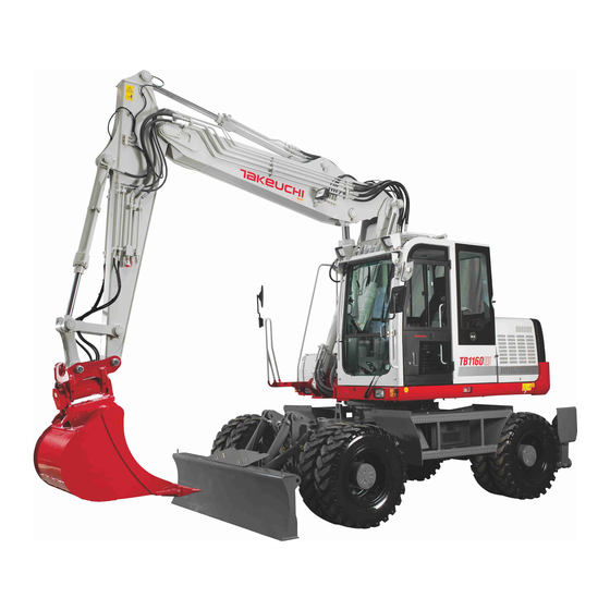 Takeuchi TB1160W Bedienungsanleitung