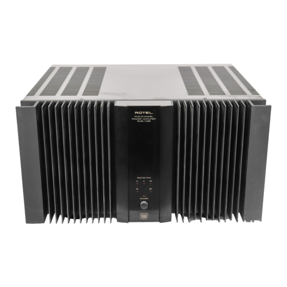 Rotel RMB-1095 Bedienungsanleitung