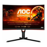 AOC C27G3U Bedienungsanleitung
