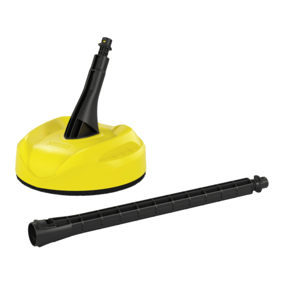 Kärcher T 1 T-Racer Surface Cleaner Bedienungsanleitung