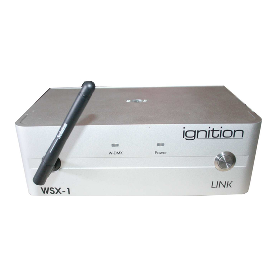 Ignition WSX-1 REV. A Bedienungsanleitung