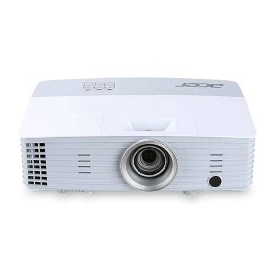 Acer X1185 Schnellstart