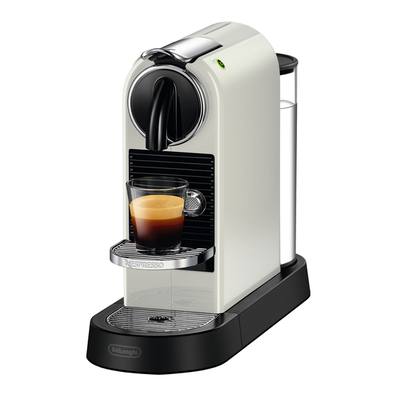 DeLonghi Nespresso MY MACHINE CITIZ EN167CCA Montageanleitung