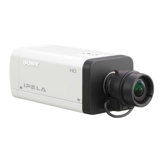 Sony SNC-CH135 Bedienungsanleitung