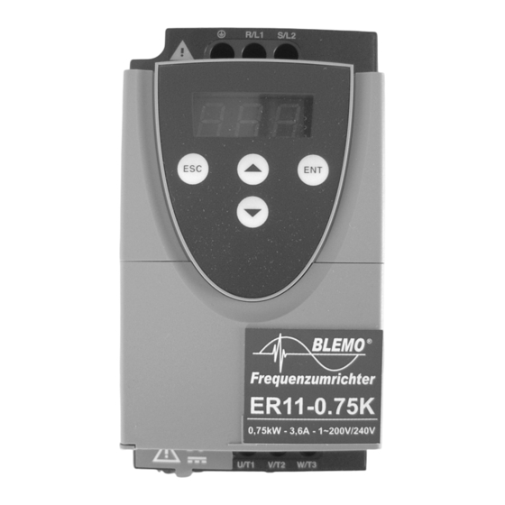 BLEMO Compact-Line ER11 Betriebsanleitung