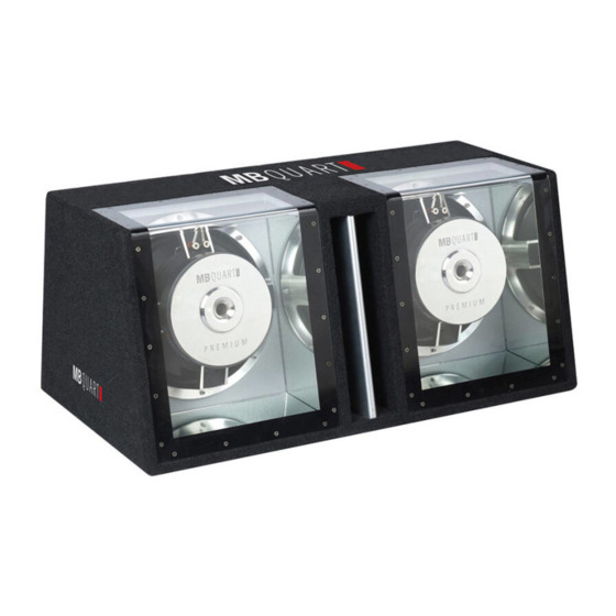 MB QUART PREMIUM PHG304D Einbauanleitung