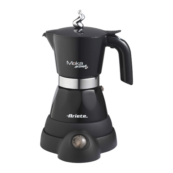 Ariete moka aroma elettrica 1358 Handbücher