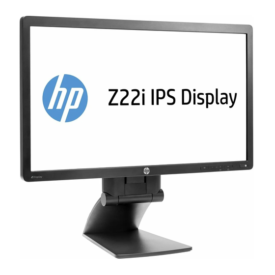 HP Z22i Benutzerhandbuch