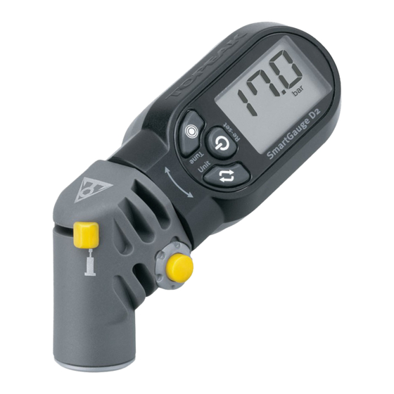 Topeak SmartGauge D2 Bedienungsanleitung