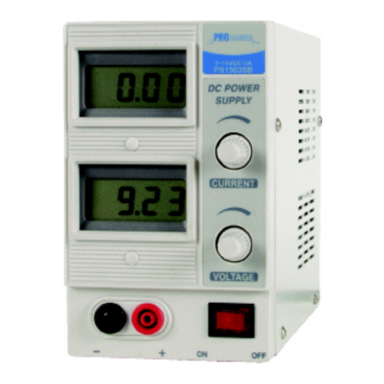 Velleman PS1503SB Bedienungsanleitung