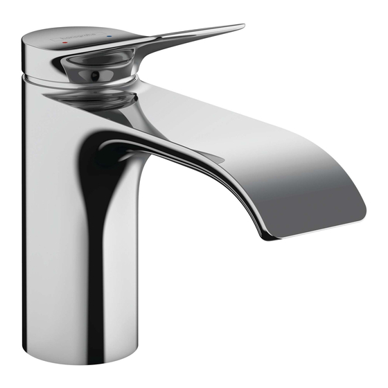 HANSGROHE Vivenis 80 75010 Serie Gebrauchsanleitung, Montageanleitung