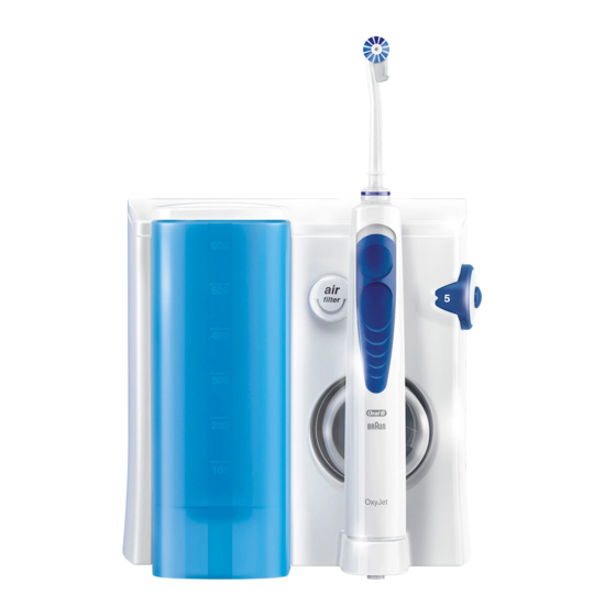 Braun Oral-B ProfessionalCare OXYJET 3724 Kurzanleitung