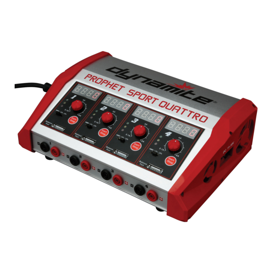 Dynamite Prophet Sport Quattro 100Wx4 AC/DC Bedienungsanleitung