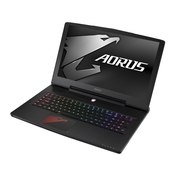 AORUS X7 Series Anleitung