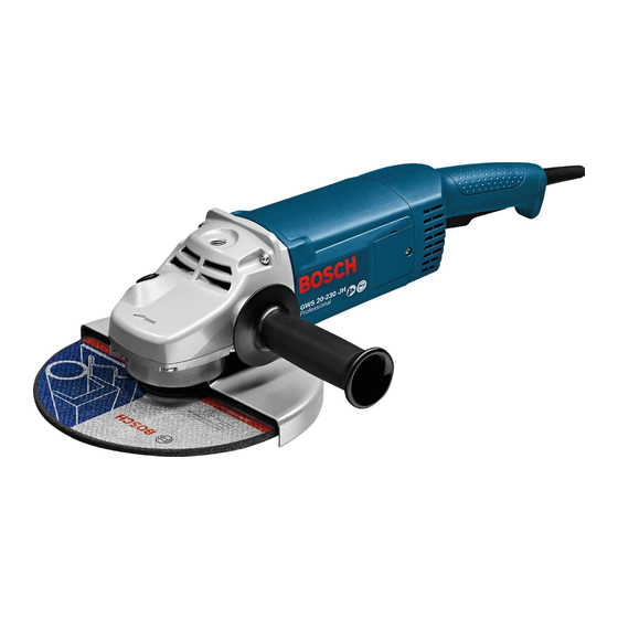 Bosch GWS 20-180 H Bedienungsanleitung