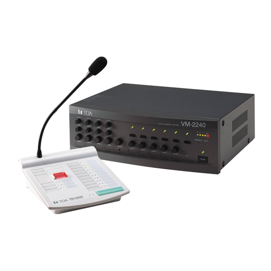 Toa VM-2240 Installationsanleitung