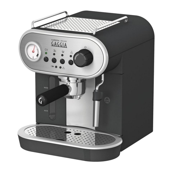 Gaggia Carezza Bedienungsanleitung