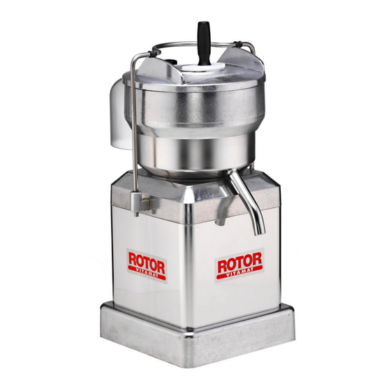 rotor Vitamat Power Juicer 230V Reparaturanleitung