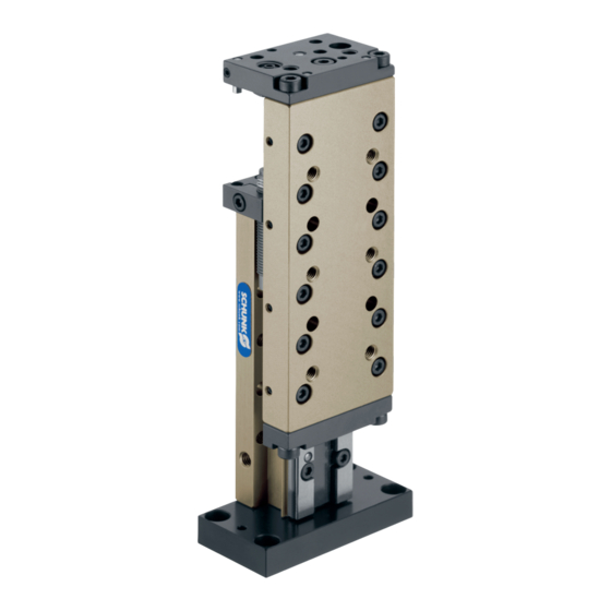 SCHUNK HLM-Serie Montage- Und Betriebsanleitung