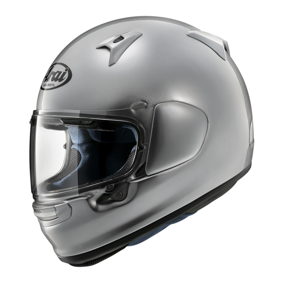 Arai Helmet Regent-X Bedienungsanleitungen
