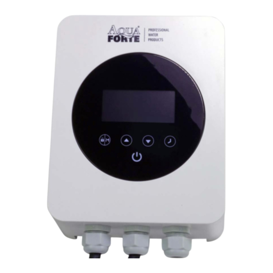 AquaForte Vario+ 1100 Bedienungsanleitung
