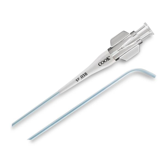 COOK Medical Kumpe Gebrauchsanweisung