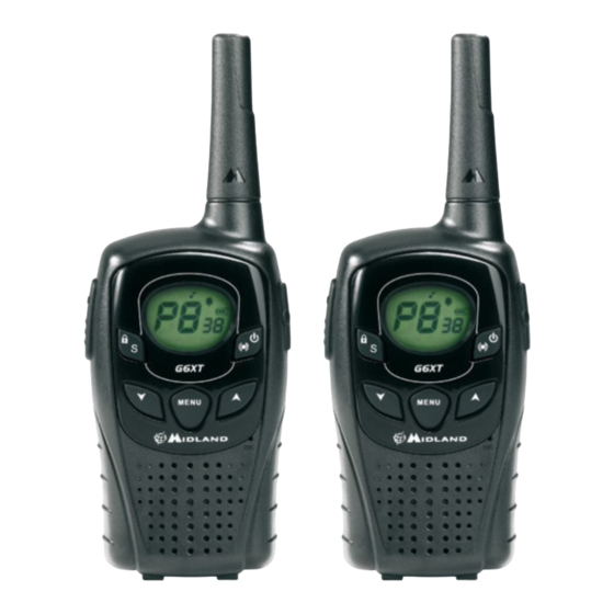 Midland G6 XT Bedienungsanleitung
