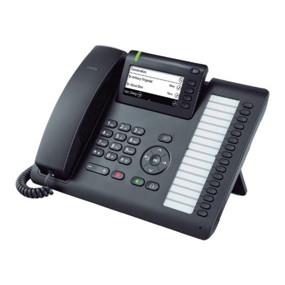 Unify OpenScape Desk Phone CP400 Schnelleinstieg