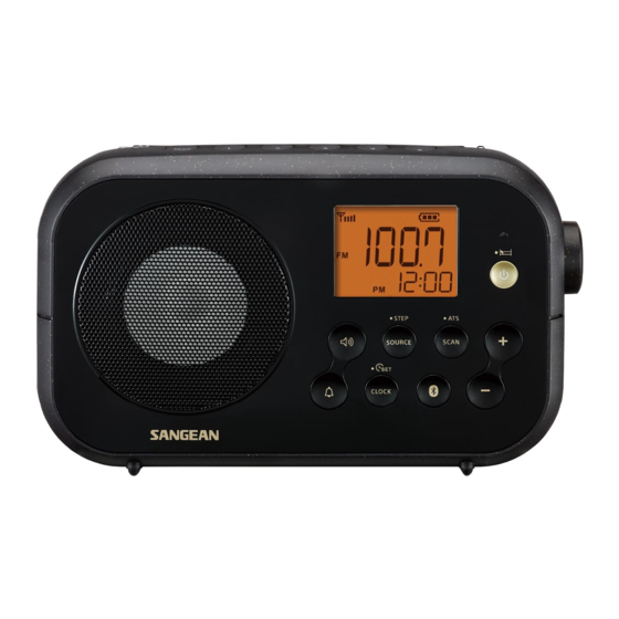 Sangean PR-D12BT Anleitung