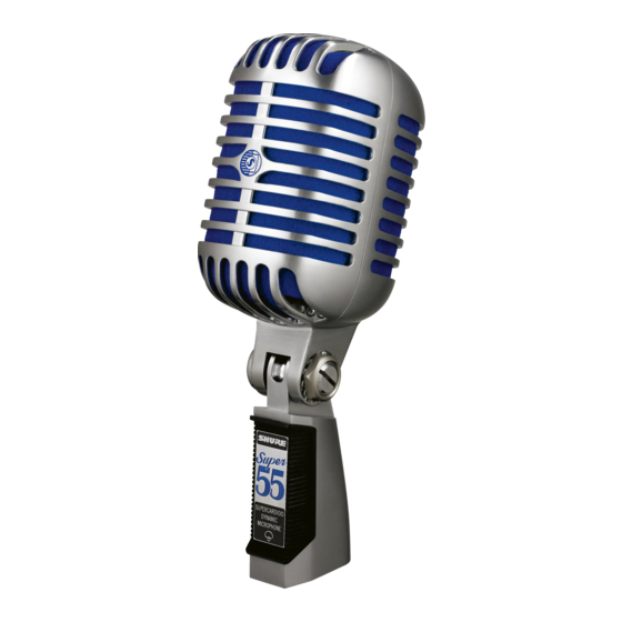 Shure SUPER 55 Bedienungsanleitung