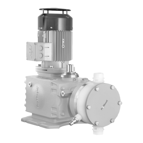 ProMinent Hydro 4 API 675 Serie Montage- Und Betriebsanleitung