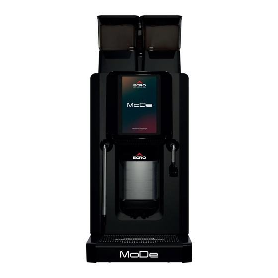 Egro MoDe Pure Coffee Installationsanleitung