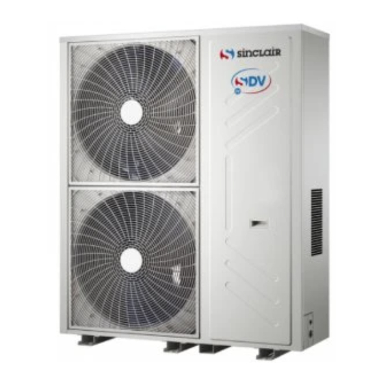 Sinclair SDV4-400EAA Bedienungsanleitung