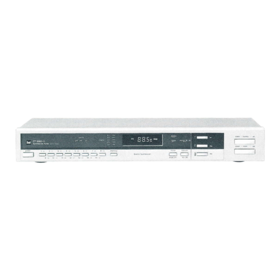 Dual CT 1260-1 Serviceanleitung