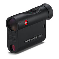Leica RANGEMASTER CRF 1000-R Anleitung