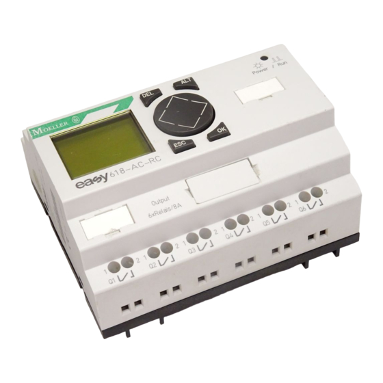 Moeller EASY618 Serie Montageanweisung