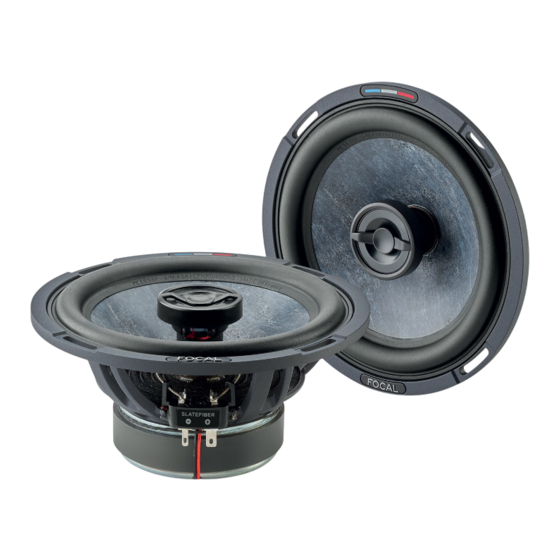 Focal PC 165 SF Gebrauchsanleitung