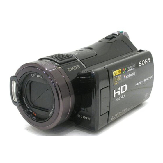 Sony Handycam HDR-CX6EK Bedienungsanleitung