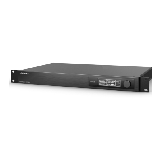 Bose ControlSpace EX-1280C Installations- Und Bedienungsanleitung