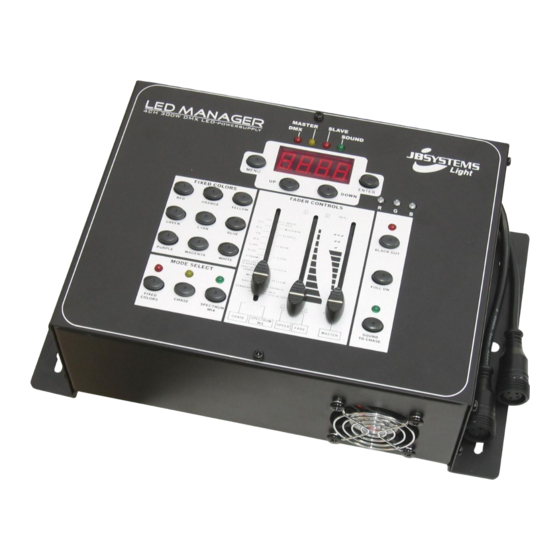 JB Systems Light LED MANAGER Bedienungsanleitung