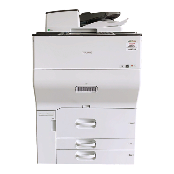 Ricoh MP C6502 Anwenderanleitung