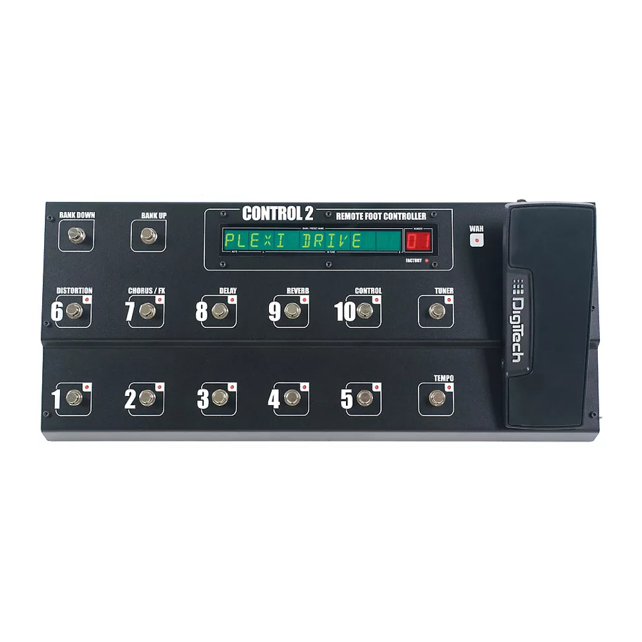 DigiTech Control 2 Bedienungsanleitung