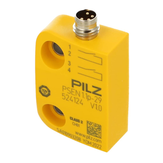 Pilz PSEN 1.1p-29 Betriebsanleitung