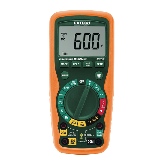 Extech Instruments AUT500 Benutzerhandbuch