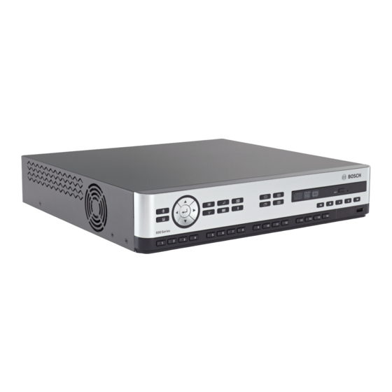 Bosch 670 Series Schnellstartanleitung