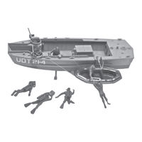 REVELL U.D.T. Boat with Frogmen Handbuch